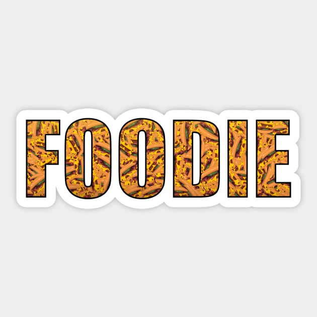 I'm a Foodie Sticker by Moon Lit Fox